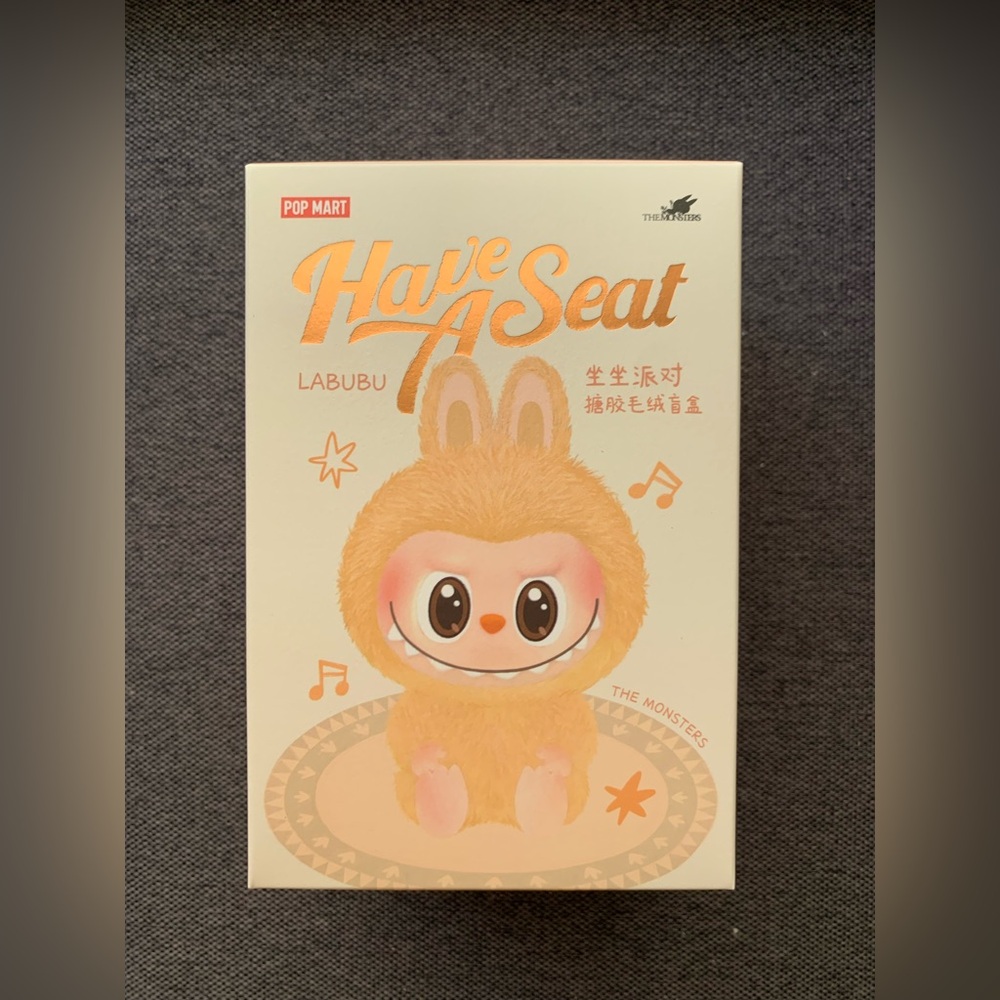 AUTHENTIC Pop Mart Labubu Have A Seat HEHE-UNOPENED!! BRAND NEW!!